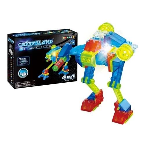 Crystaland Robot Espacial 4 En 1