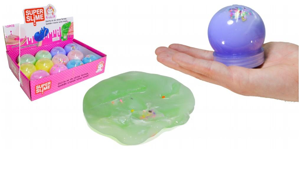 Slime Con Pelotitas En Esfera