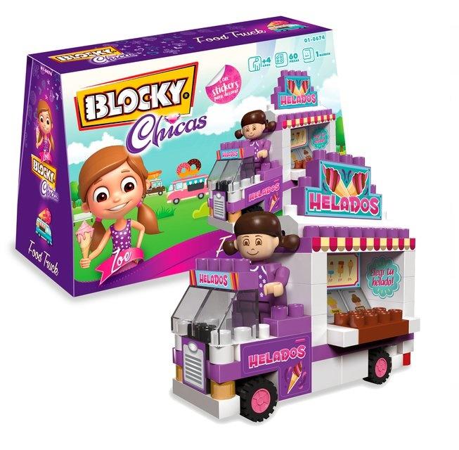 Blocky Chicas Food Truck 