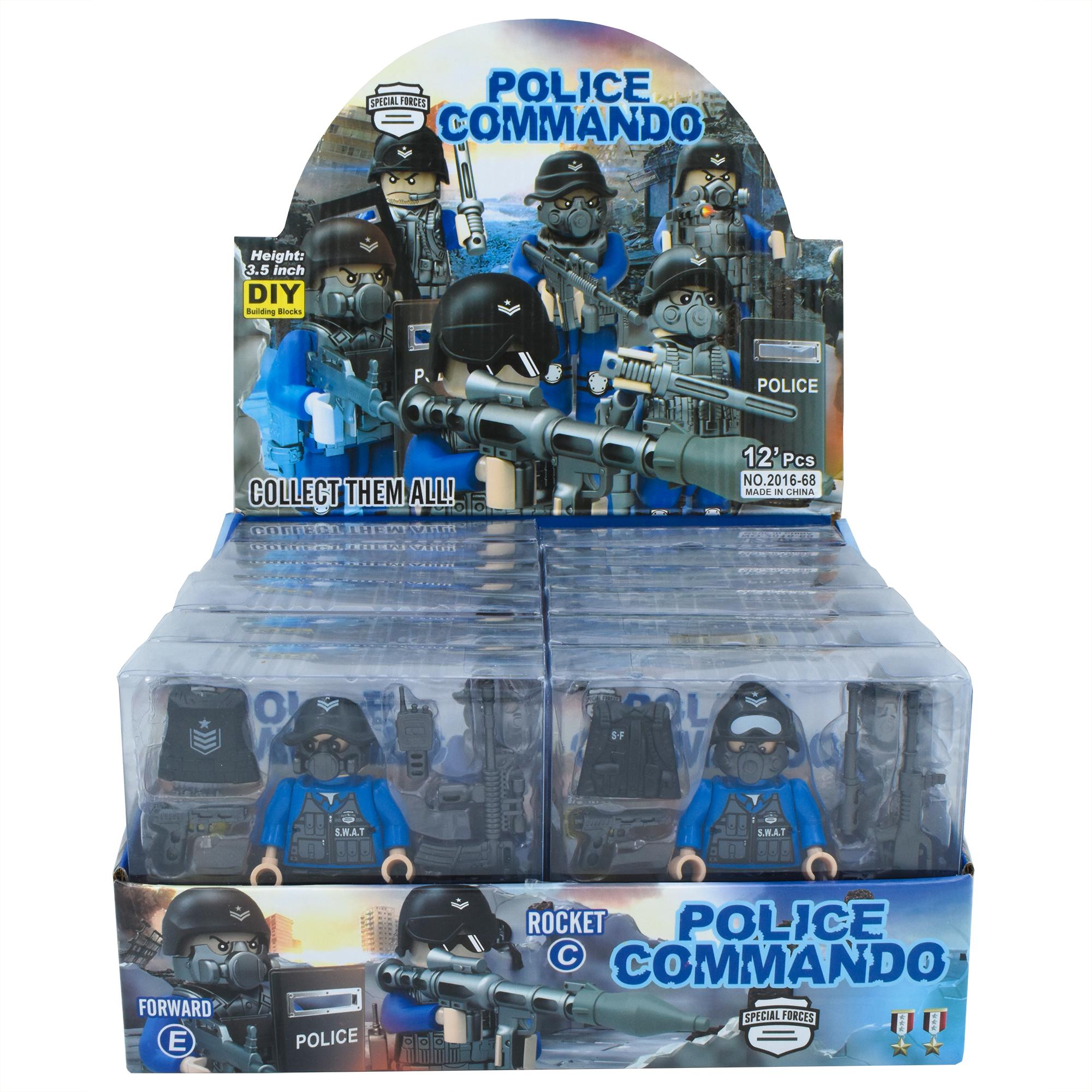 Set de Policia Comando en Caja