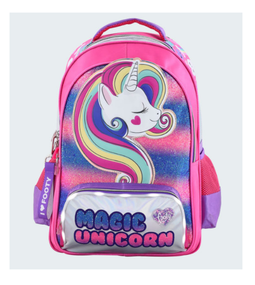 Mochila Espalda 18¨Glitter Unicornio