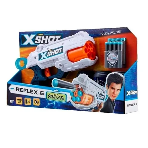 Pistola Revolver X-Shot TK6 Reflex 6