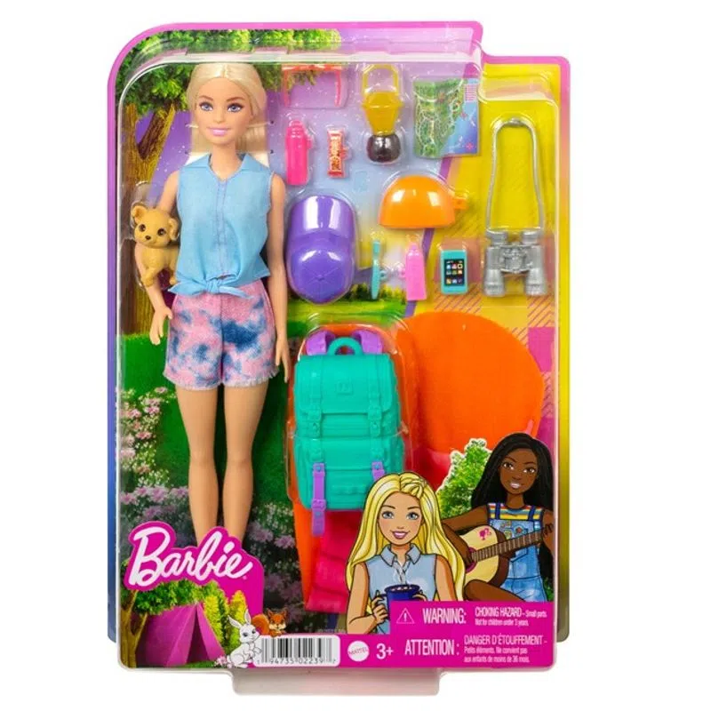 Muñeca Barbie Malibu Campamento