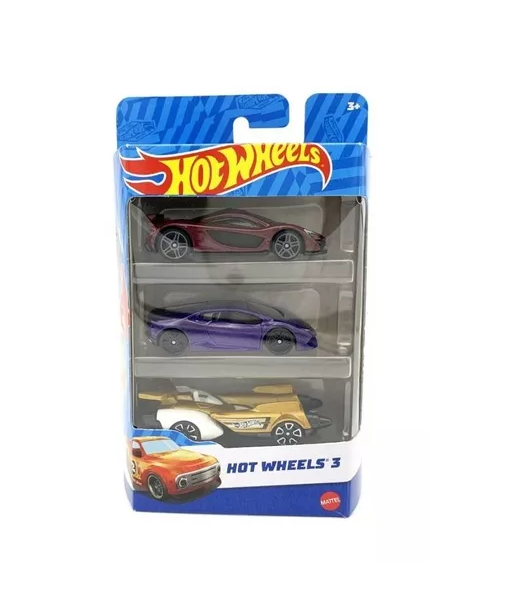 Autos Hot Wheels Pack x3