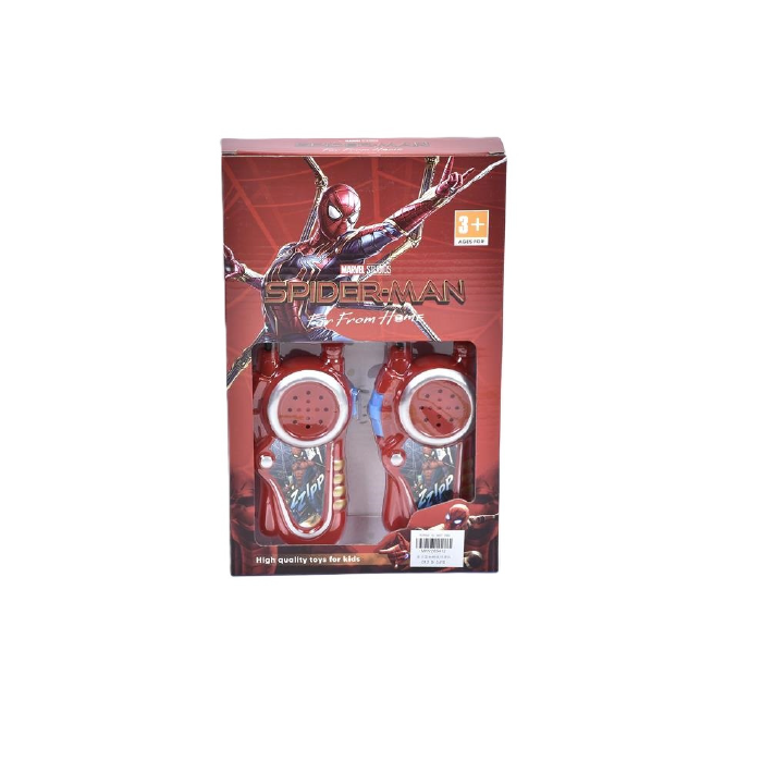 Walkie Talkie Hombre Araña en Caja