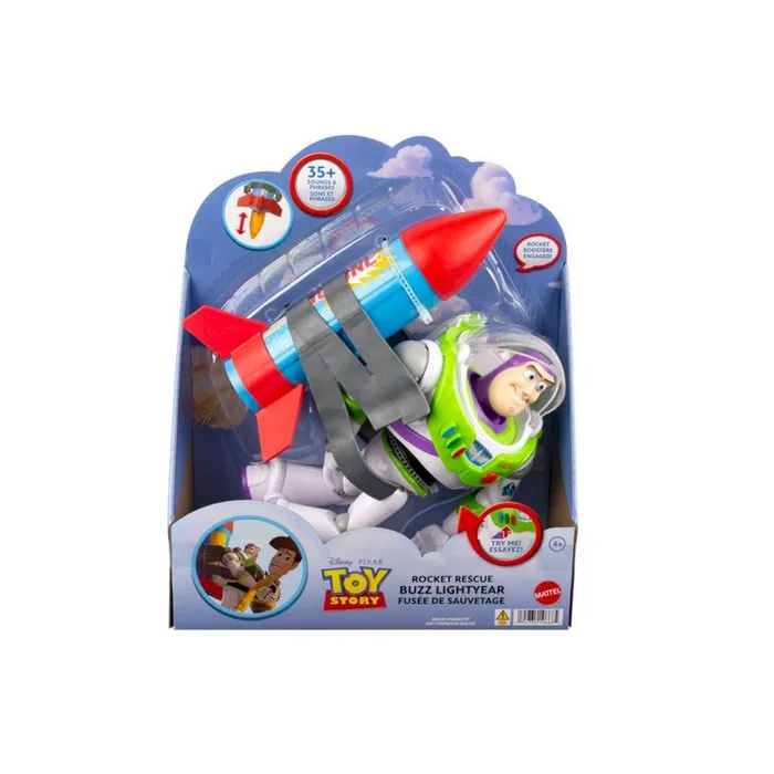 Figura Acción Buzz LightYear  con Cohete 