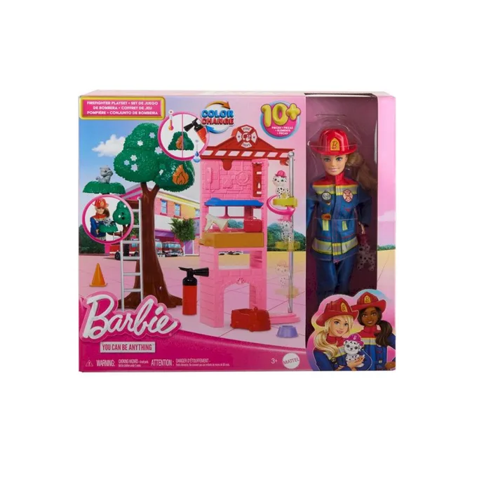 Barbie Bombera con Estación