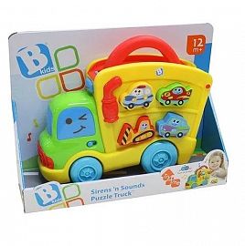 Camioncito Sonidos Y Puzzle