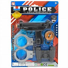 Blister Policia Con Binoculares 