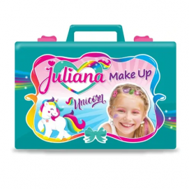 Set De Belleza Pinturas Para Nena Maquillaje Caja Unicornio