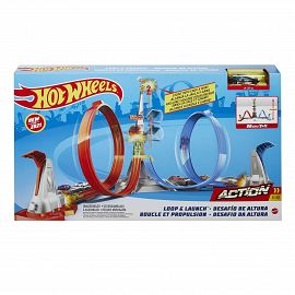 Pista Hot Wheels Desafió de Altura Loop