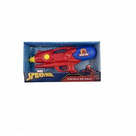 Pistola De Agua Spiderman En Caja 30 X 16 X 7 CM