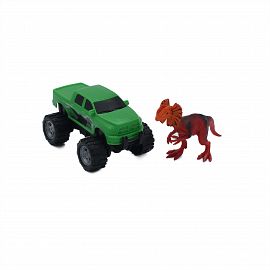 Vehículo con Dinosaurio