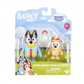 Bluey Pack  x2 Figuras